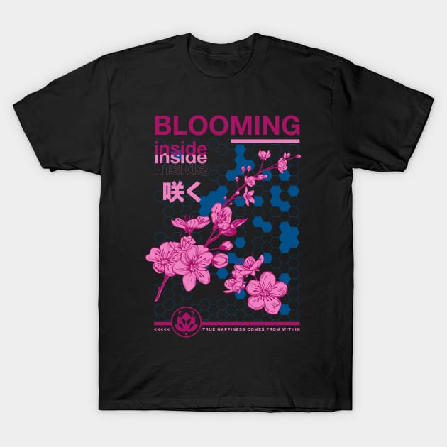 Bloom Inside T-Shirt by CHAKRart